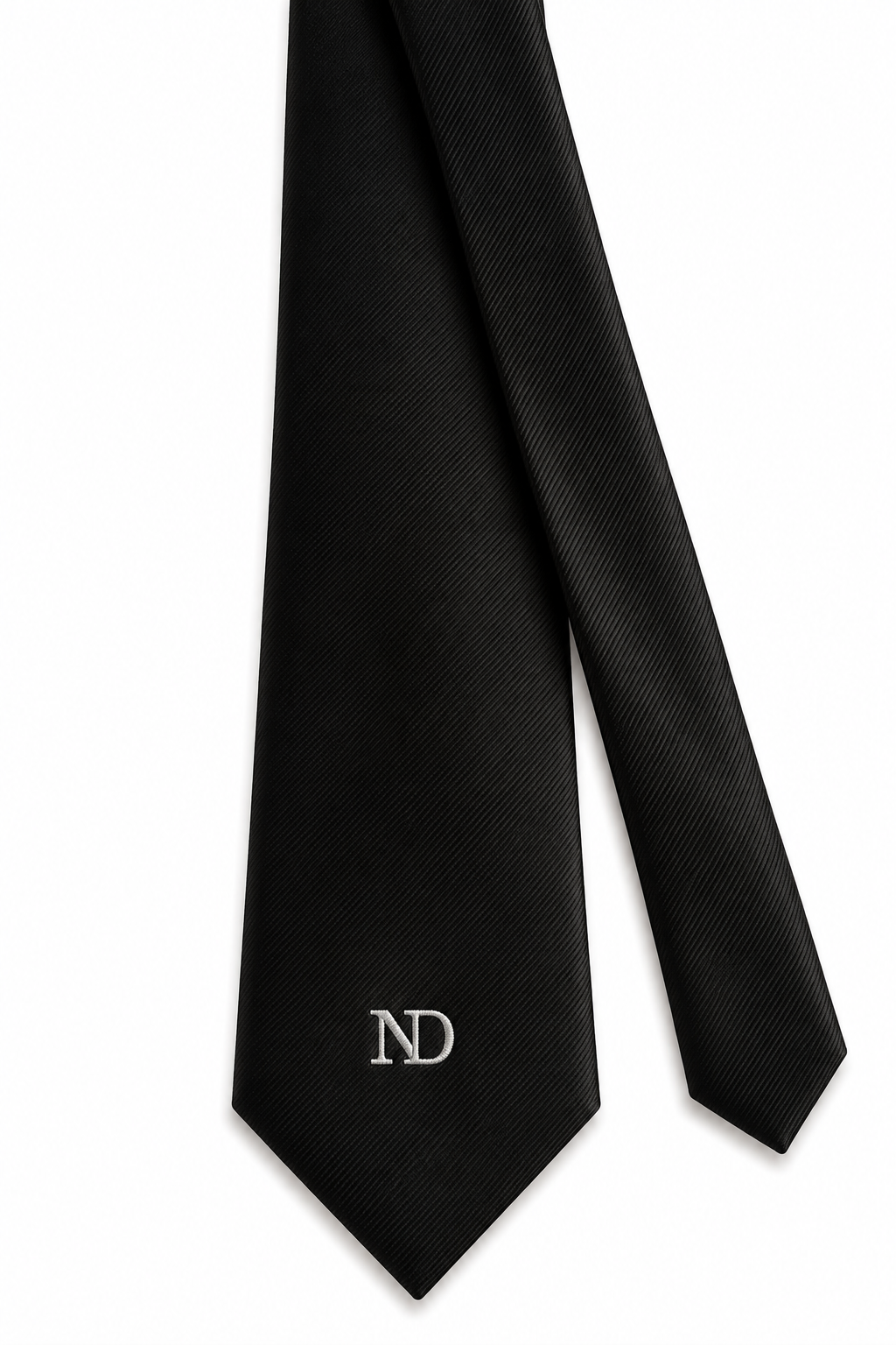 Signature Monogram Tie - Black Onyx
