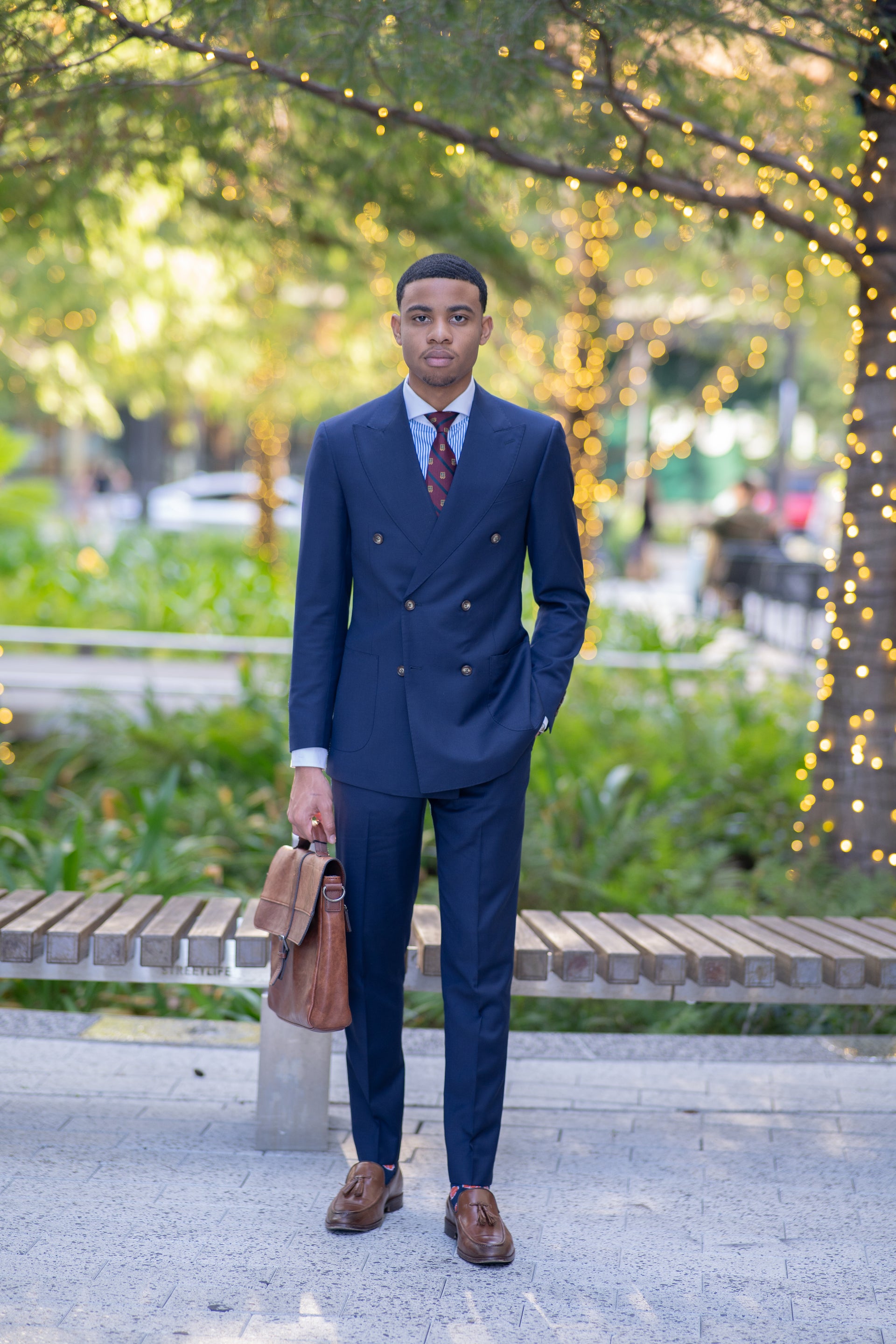 The Blue Double Breasted Suit